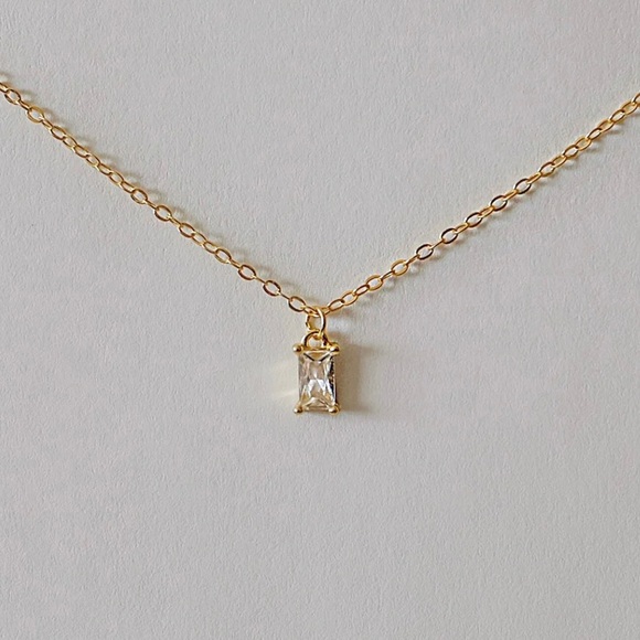 Baguette Necklace - Picture 2 of 4